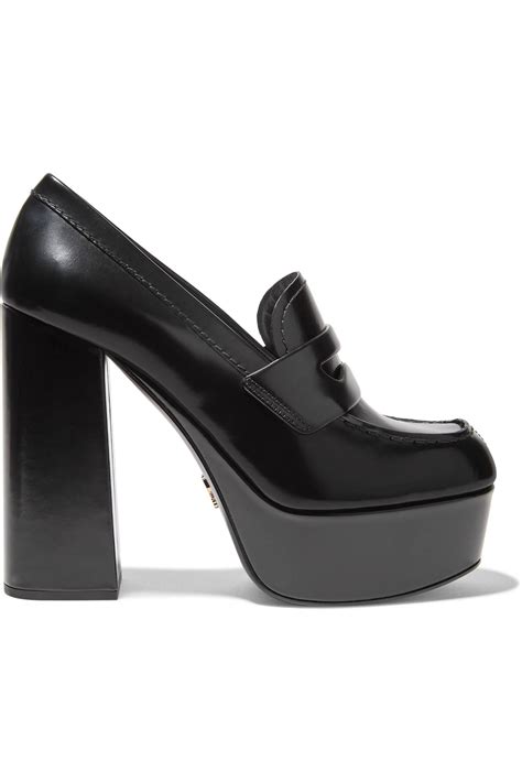 platform loafers women prada.